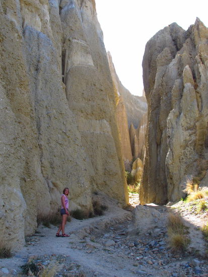 Die imposanten Clay Cliffs.