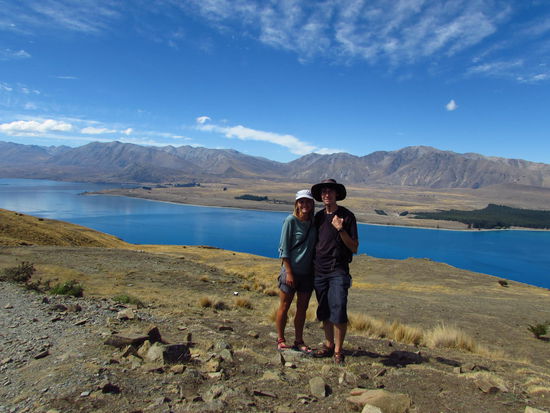Vom Mount John aus bietet sich ein spektakulärer Blick auf Lake Tekapo.