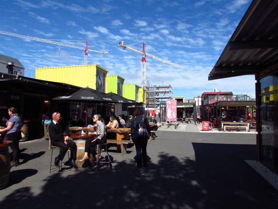 In der Container City.