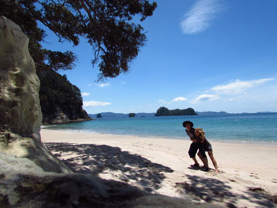 Traumhafter Südsee-Strand in Hahei.