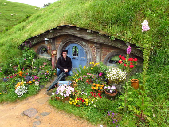 Das müssen wirklich ganz schön kleine Leute sein diese Hobbits! Aber gärtnern können sie tatsächlich!