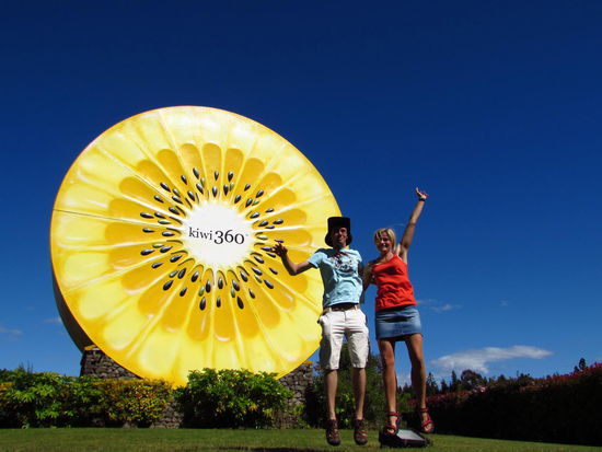 Te Puke ist DIE Kiwifruchthauptstadt der Welt.