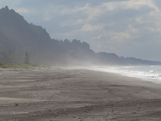 Mystische Stimmung am Strand von Matata.