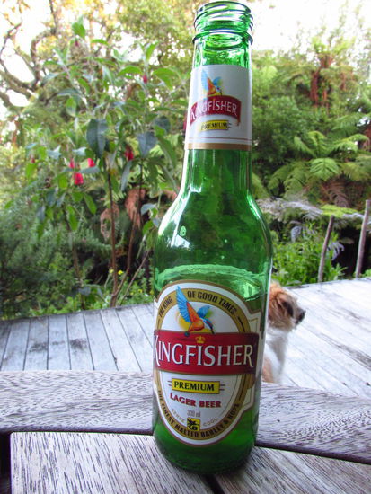 Kingfisher Lagerbier - ein recht gutes Bier indischen Ursprungs.