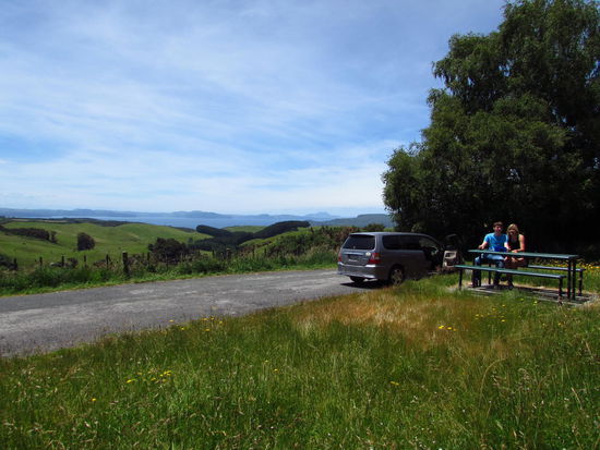 Hübscher Rastplatz mit Blick auf Lake Taupo.