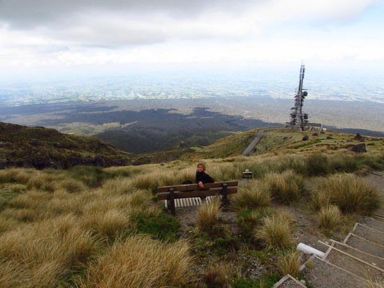 Auf 1500 m ü. NN wirds auch im Sommer ganz schön frisch. Die Aussicht entschädigt dafür. 
