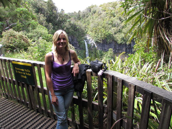 An den Dawson Falls.