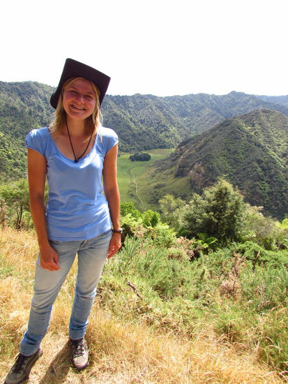 Blick ins Tal des Whanganui.