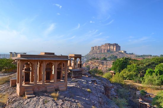 Blick hinüber zum Fort.... grandios!