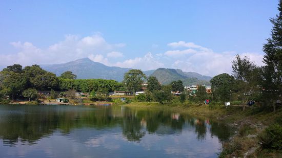 Blick vom Dam Richtung Annapurnamassiv