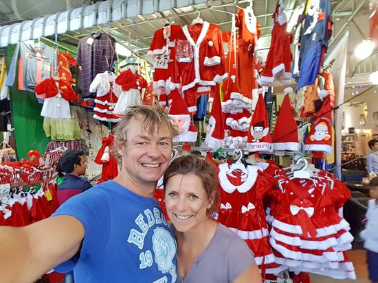 Die sind hier ganz schön im Weihnachtsfieber.