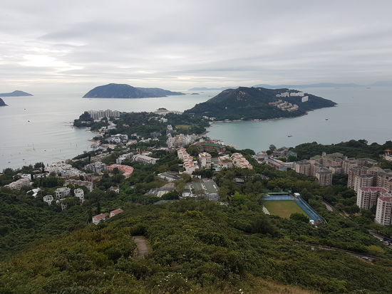 Am Anfang noch Stanley unter Wolken.
