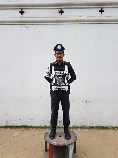 Ein Bild für meine Tochter, die deutsche Polizistin wird 