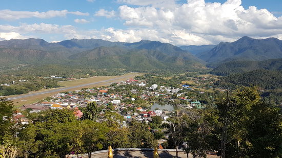 Mae Hong Son vom Berg... an dem Teich haben wir gewohnt.