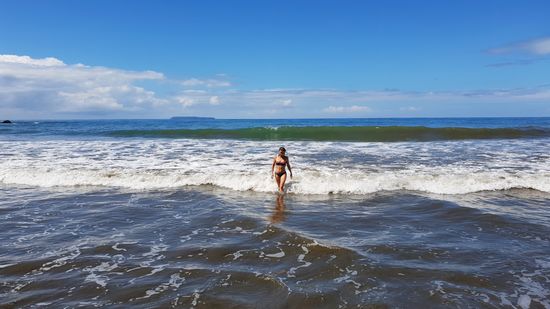 Schöne Pazifikbrandung