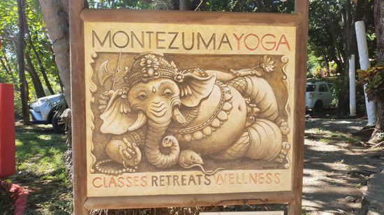 Und Anja hat schon ein Yogastudio für sich entdeckt.