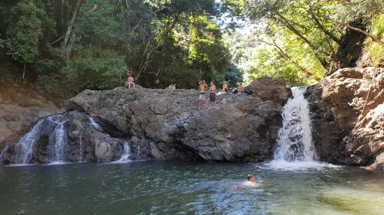 Ach ja und diese 3 Meter Kaskade hab ich gar nicht erwähnt