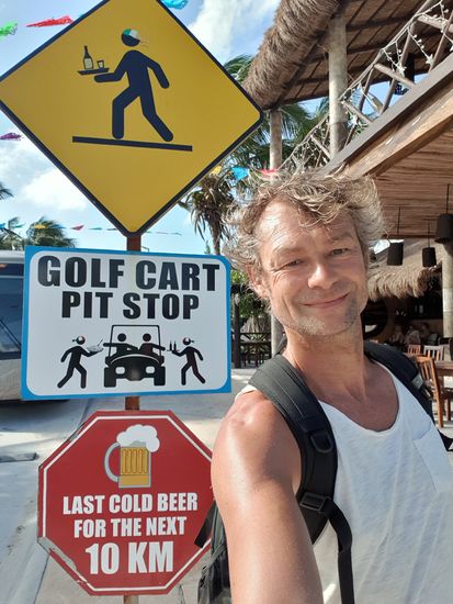 Mit diesem Schild war klar, dass der Spaziergang nicht alzu weit wird