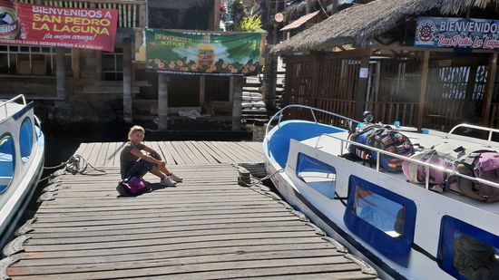 Abfahrt in San Pedro