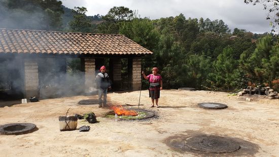 Indio-Kult auf dem Berg