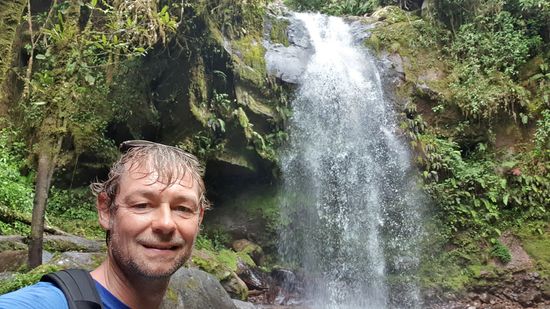 Das ist der Dritte, nach nur 2km hoch und runter. Auf dem Bild bin ich nicht nass geworden, sondern hab geschwitzt