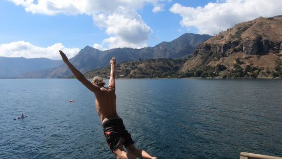 Flying high and falling deep