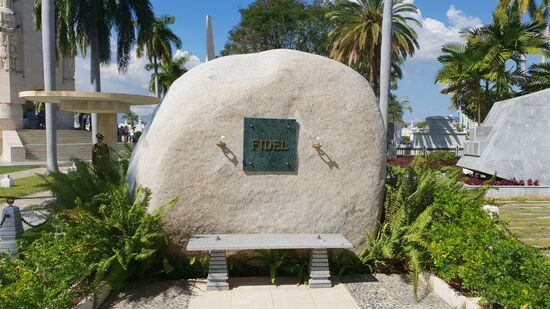 Da liegt er: FIDEL CASTRO