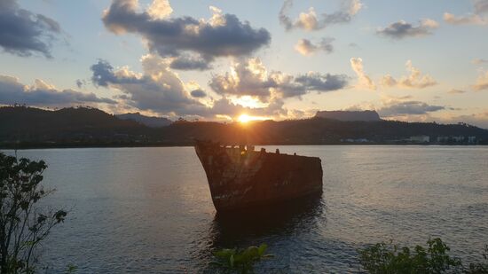 Tafelberg im Hintergrund