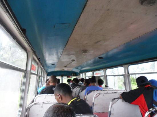 Abenteuerliche Busfahrt in die Hauptstadt