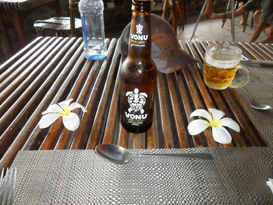 Wie haben natürlich alle Biere getestet, hier mein Favourit, das "Vonu".