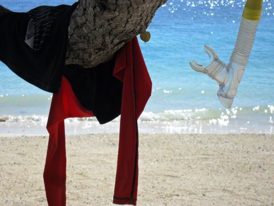 Nach einem Schnorchelgang