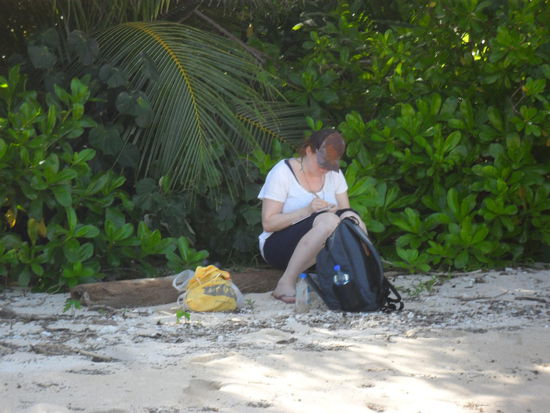 Die Eindrücke teilen - auf die altmodische Art und Weise