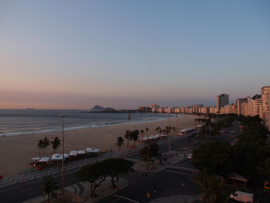 Copacabana am Morgen