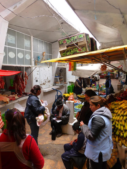 Auf dem Markt in Potosi