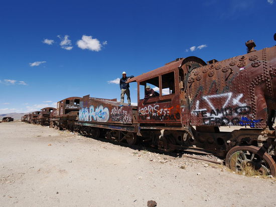 Auf dem Cementerio de trenes