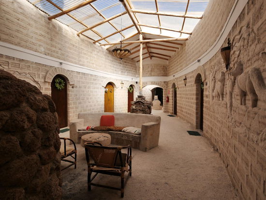 Vollständig aus Salz erbautes Hotel in Colchani