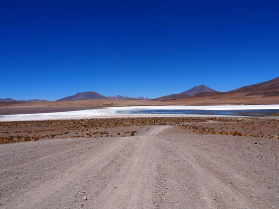 Fahrt zur Laguna Cañapa