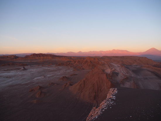 Sonnenuntergang im Valle de la Luna