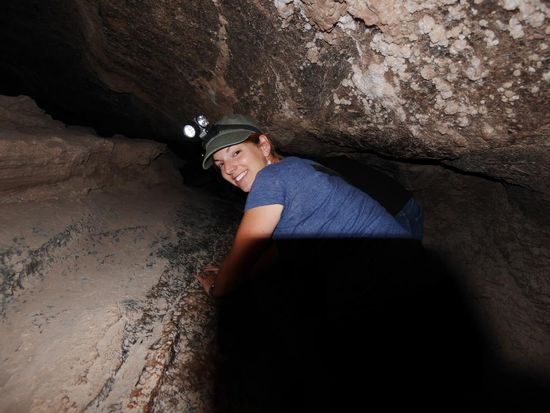 In der Höhle im Valle de la Luna