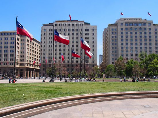 Park beim Präsidentenpalast