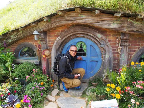 ... auf dem Hobbiton Movie Set