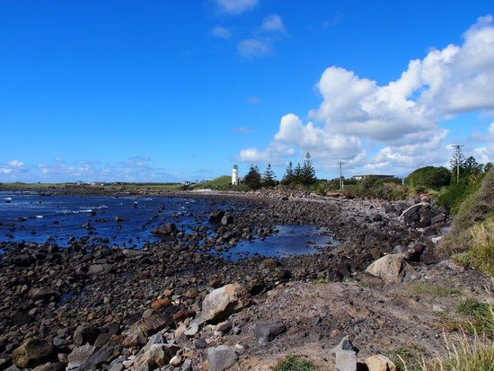 Leuchtturm am Cape Egmont