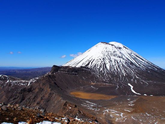 Mount Ngauruhoe (Schicksalsberg) vom Tongariro Crossing ausgesehen