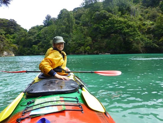 Beim Kayaken in der Lagune