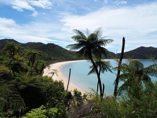 Aussicht im Abel Tasman Nationalpark