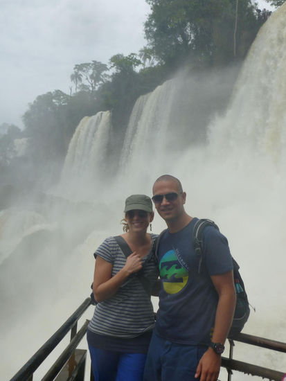 Argentinische Wasserfälle, es war etwas nass..