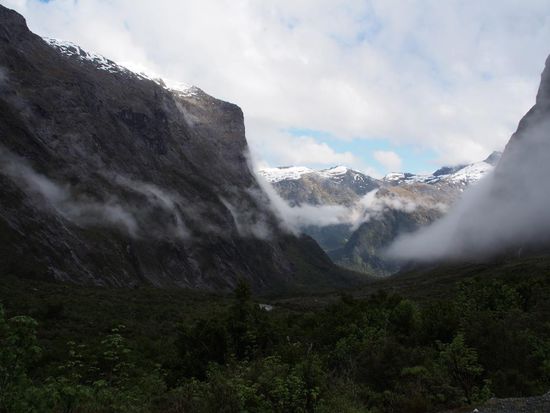 Auf der Fahrt zum Milford Sound