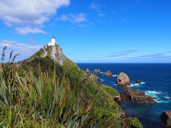 Leuchtturm am Nugget Point