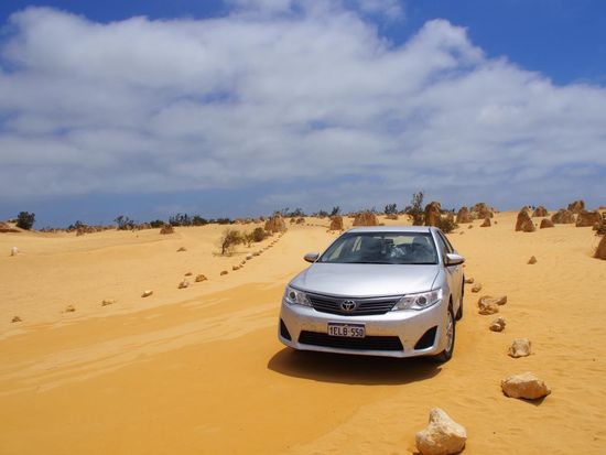 Auf dem Pinnacles Drive