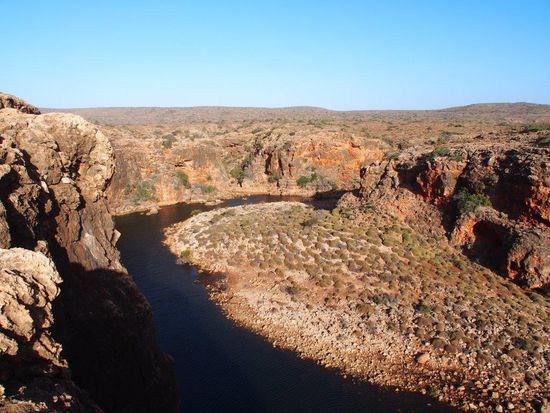 Wanderung entlang der Yardie Creek Gorge